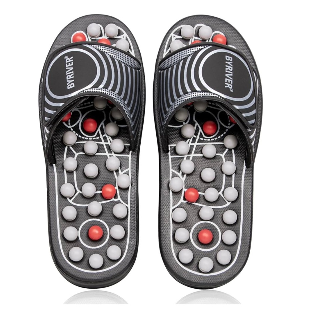 Reflexology Foot Massage Slippers Sandals for Plantar Fasciitis Foot Relief